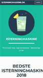 Mobile Screenshot of isterningmaskine.dk